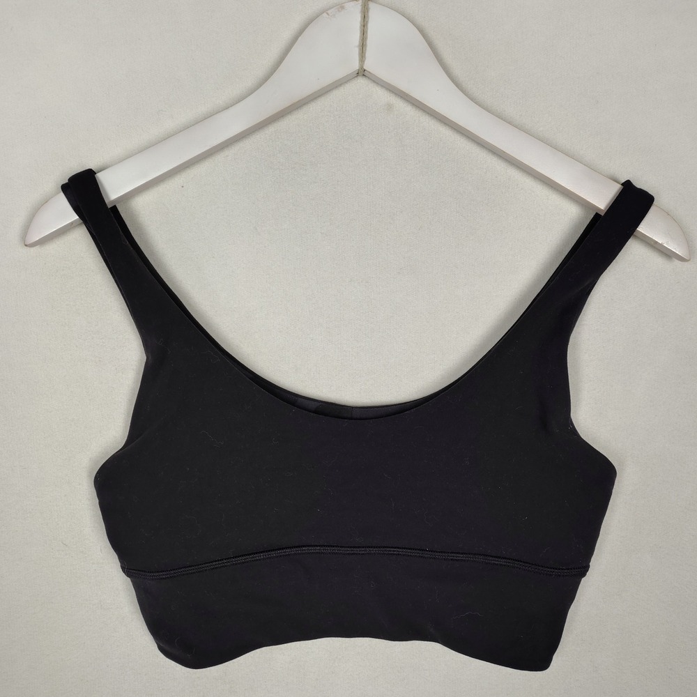 Lululemon Align Reversible Bra Black Heritage 365 Camo Deep Coal Multi Size 8
